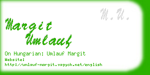 margit umlauf business card